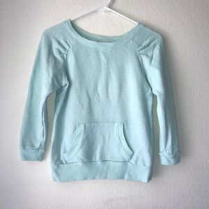 Forever 21 sky blue sweater style top